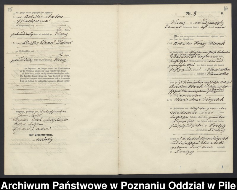 Obraz 11 z jednostki "Księga małżeństw"