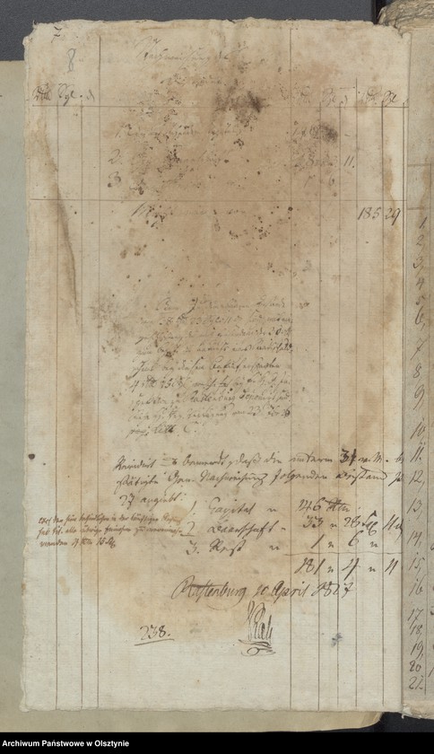 image.from.unit.number "Schwarzsteinsche Schul-Cassen Rechnung"