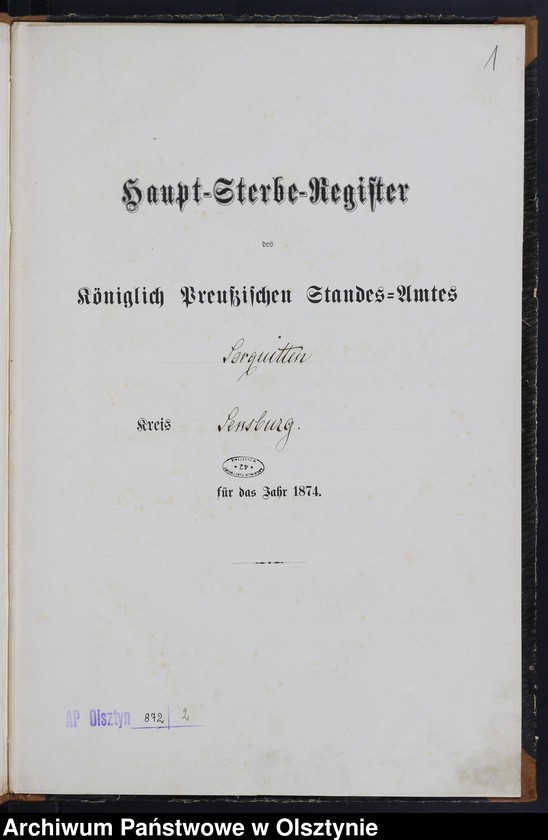 image.from.unit.number "Haupt-Sterbe-Register Nr 1 - 10"