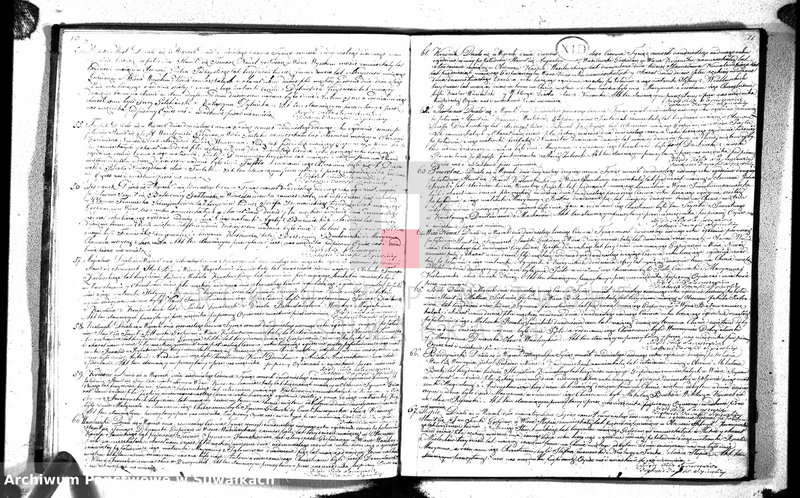 image.from.unit.number "Księga duplikat urodzonych, zaślubionych y zmarłych parafii wigierskiey z roku 1827"
