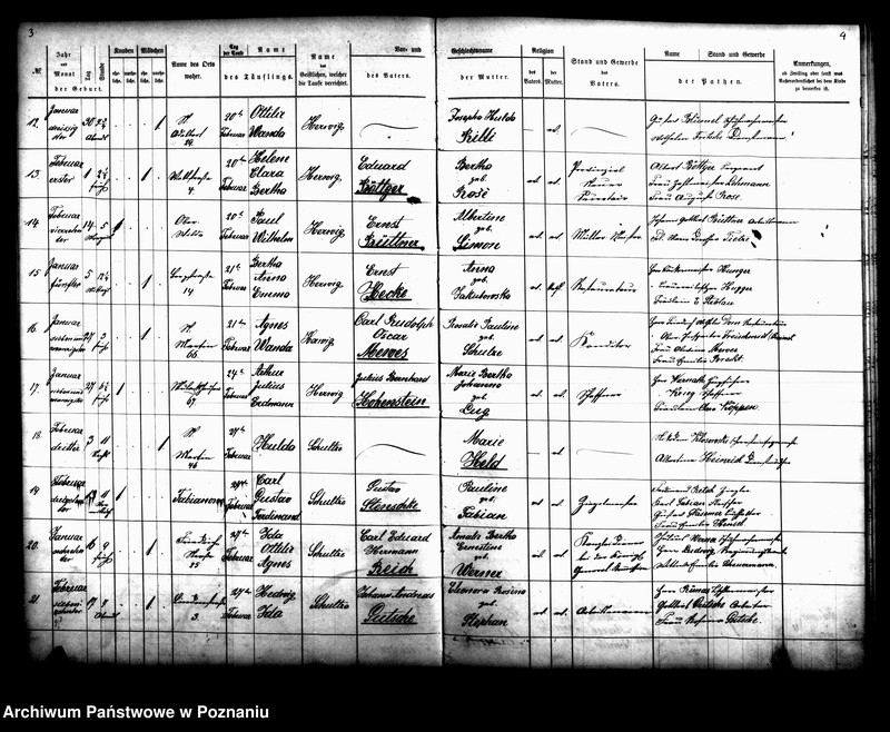 Obraz 4 z jednostki "[Akta zgonów, ślubów, urodzeń i chrztów]"