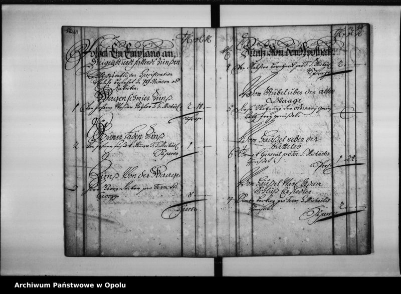Obraz 11 z jednostki "Particular Rayttung Über Empfang undt Aussgab Geldt Bey der königlichen Stadt Oppeln vom Ersten January biess Ende Decembris Anno 1692"