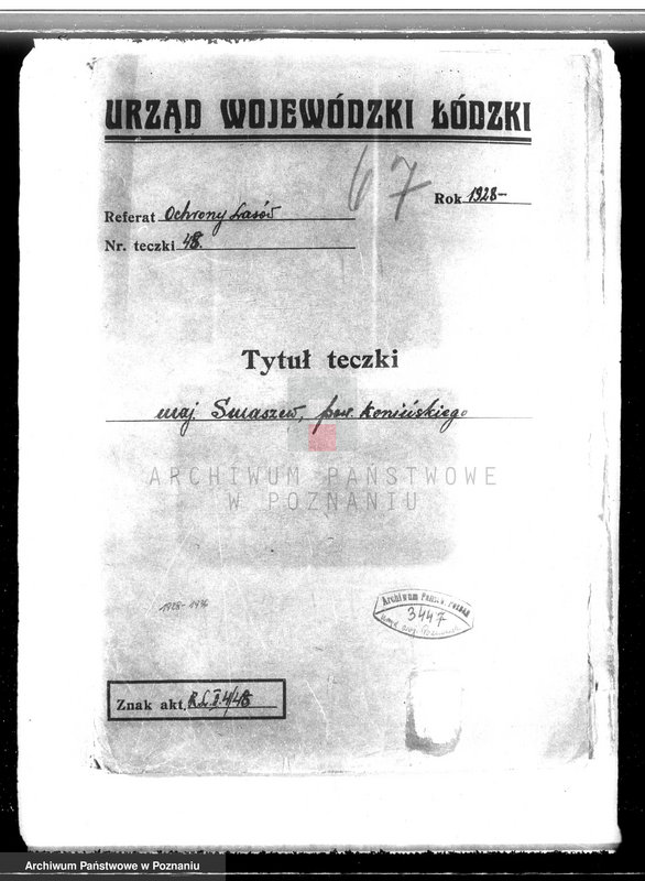 Obraz 4 z jednostki "Majątek Smaszew powiat koniński"