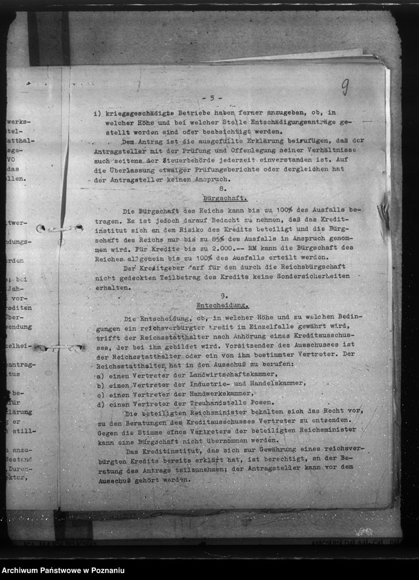 Obraz 12 z jednostki "Organisation der reichsverbürgten Kredite"