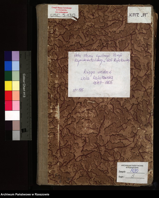 image.from.unit.number "Księga urodzeń - Wola Rafałowska"