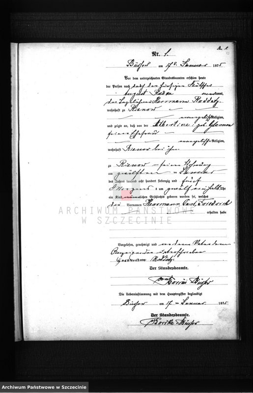 Obraz z jednostki "Geburts-Register (Neben-Register)"