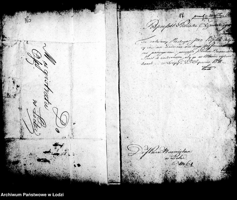 Obraz 17 z jednostki "Akta tyczące się urządzeń względem prowadzenia na jarmarki i sprzedawania bez zaświadczeń inwentarza i zaszłych korespondencji"