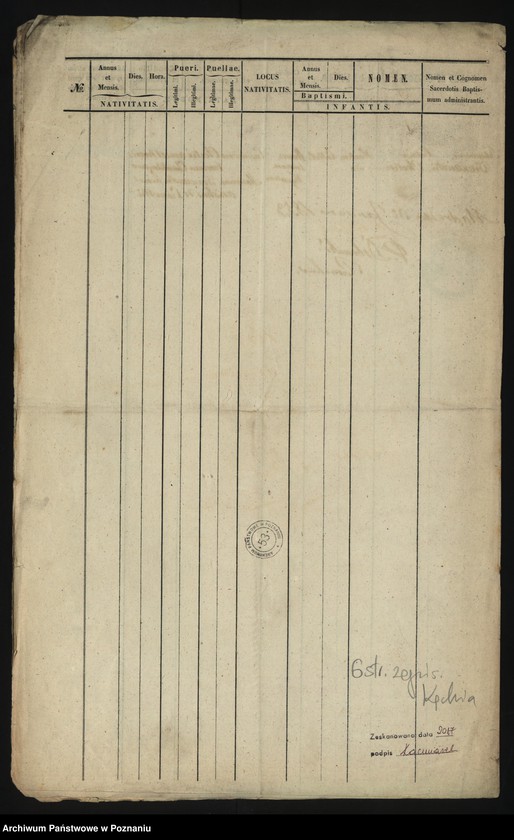 Obraz 7 z jednostki "Liber baptisatorum"