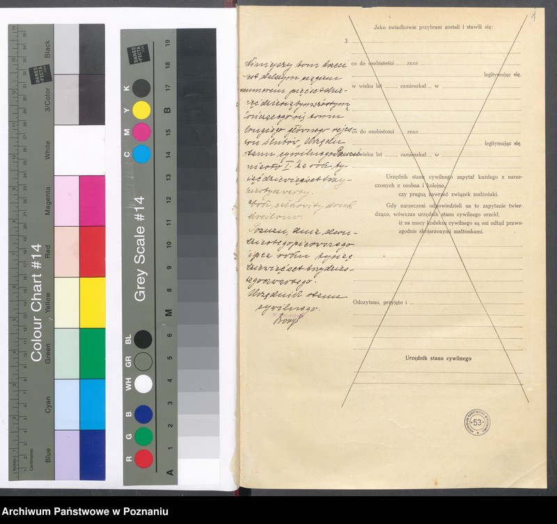 Obraz 3 z jednostki "Księga miejscowa małżeństw tom III [Rejestr główny małżeństw]"