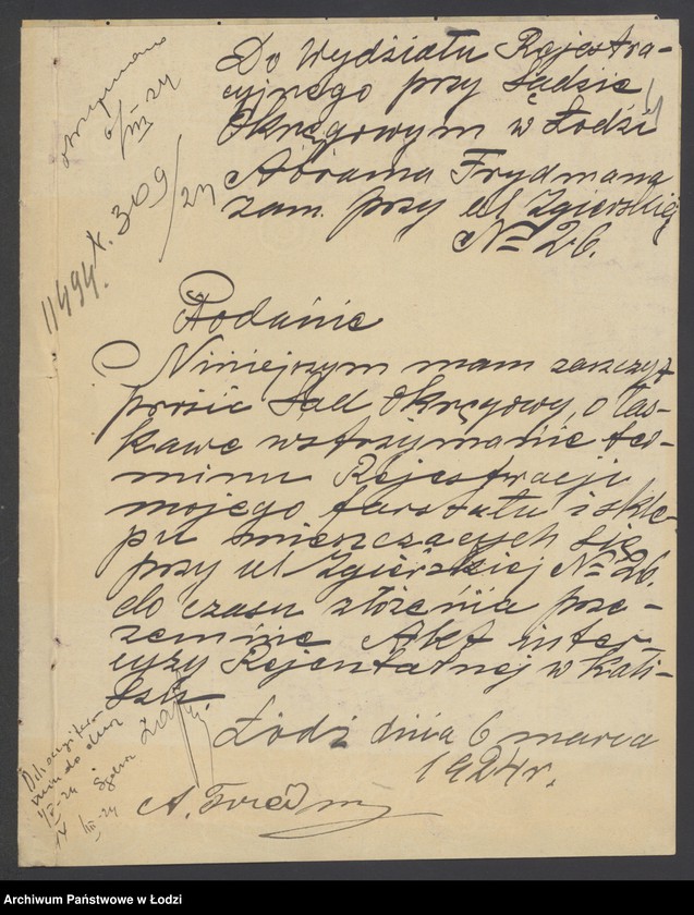 Obraz 6 z jednostki "Abram Friedman- sprzedaż maszyn do szycia"