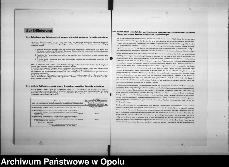 Obraz 17 z jednostki "[Oferta firmy "Zechstein- und Zechitwerke - Leipzig" dotycząca budowy szkoły w Półwsi]"