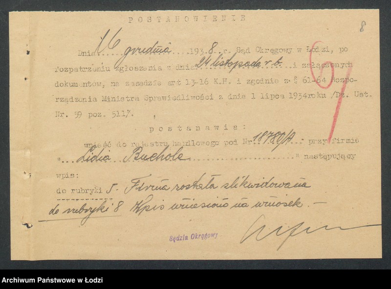 Obraz 10 z jednostki "Lidja Bucholc – sklep galanteryjny"