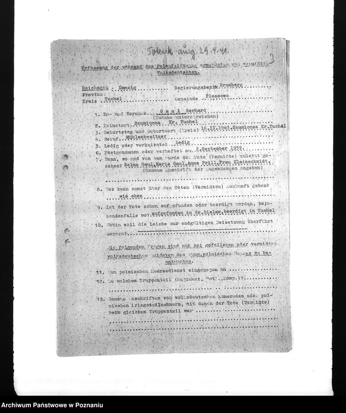 Obraz 7 z jednostki "Amtliche Meldungen Kreis Tuchel (Tuchola)"