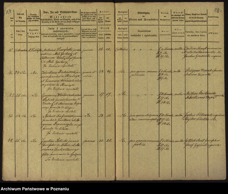 Obraz 12 z jednostki "Księga małżeństw"