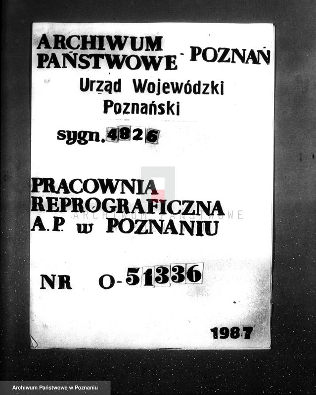 Obraz 1 z jednostki "Zatwierdzenie projektu budowy i urządzenia zakładu przemysłowego nr rej 1503 /odlewy żeliwne lano-kute i budowa maszyn przemysłowych/ Poznań ul. Wrzesińska/ Oraz Fabryka maszyn firmy „Stalum""