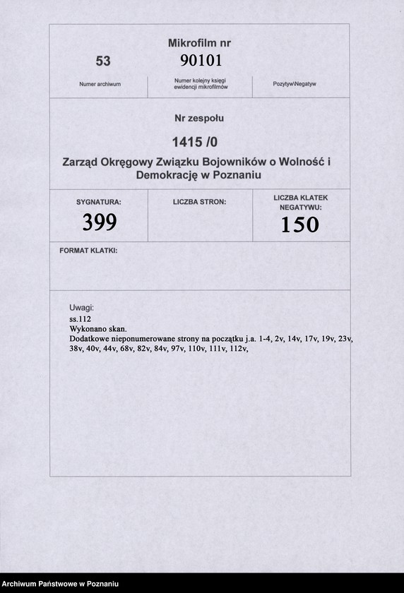 Obraz 5 z jednostki "Życiorysy powstańców wielkopolskich: B - tom Vl /Bubacz Mieczysław Marta - Bzdęga Jan/."