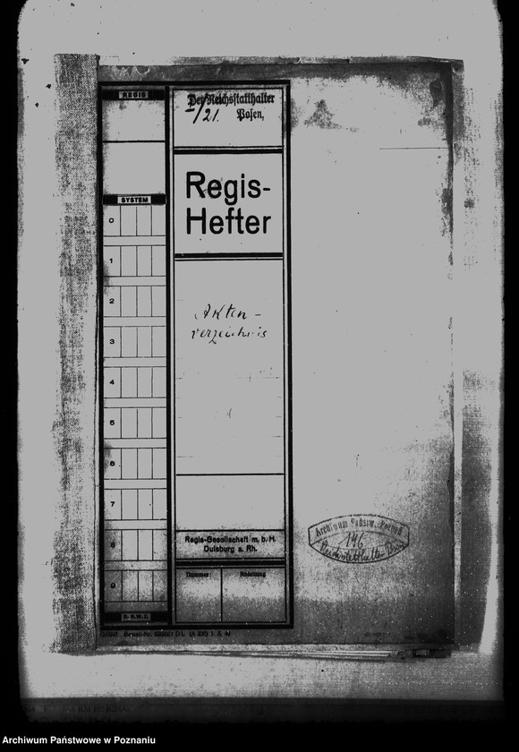 Obraz 4 z jednostki "Aktenverzeichnis (Kommunalaufsicht)"