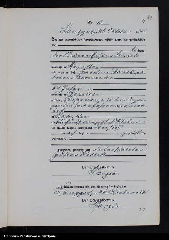 image.from.unit.number "Sterbe-Neben-Register Nr 1 - 16"
