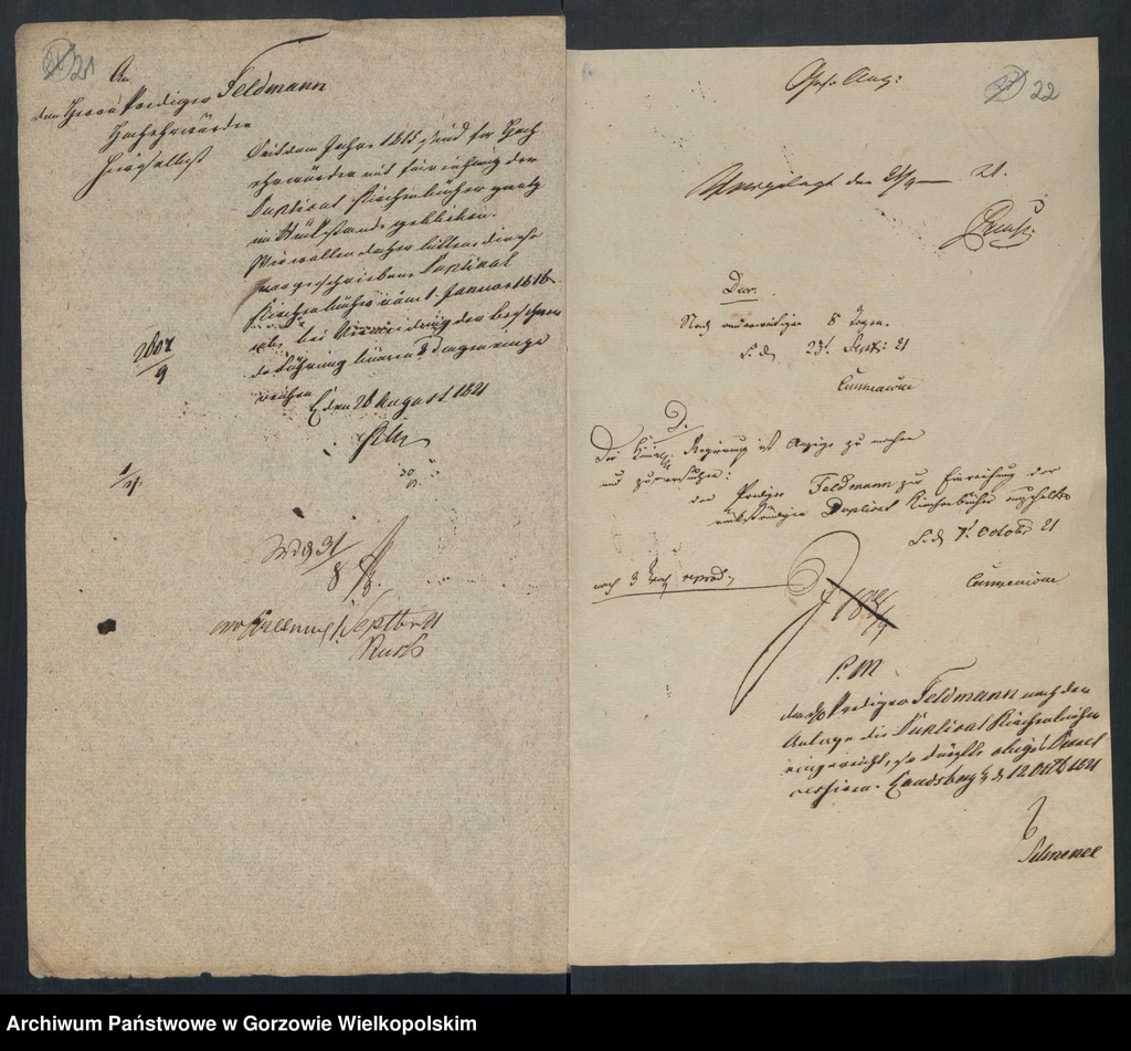 image.from.unit.number "Duplikate der Reformierte Gemeinde zu Landsberg an der Warthe (zawiera także: Miltäir für die Garnison 3 und 4 Escadron des III Dragoner Regiment, 3 Bataillons des 14 Landwehrregiment, 3 Brigade z lat 1833-1848)"