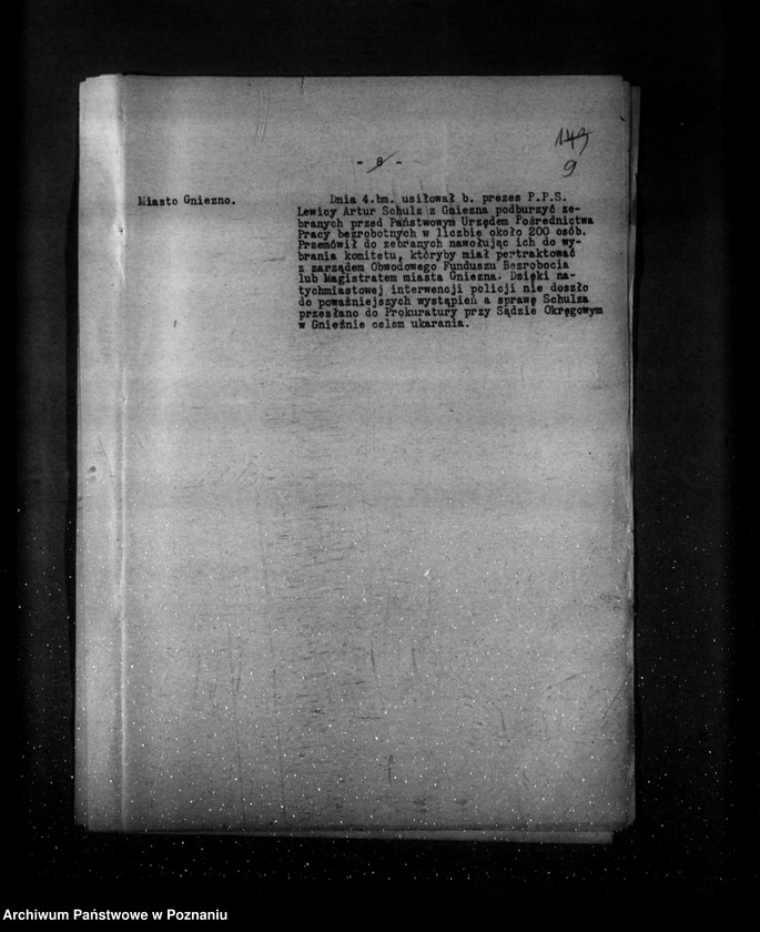 Obraz 13 z jednostki "Sprawozdania sytuacyjne tygodniowe za czas od 1 lutego do 28 lutego 1930 r."