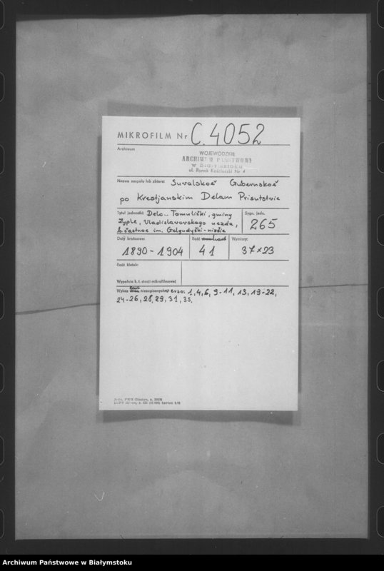 image.from.unit.number "Delo… Tamuliški, gminy Zyple, Vladislavoyskago uezda, b. ĉastnoe im. Gelgudyški-nizše"