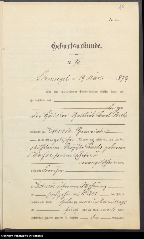 Obraz 18 z jednostki "[Dokumenty dostarczone przez narzeczonych do zawarcia związku małżeńskiego za 1902 rok. Tom XVII]"