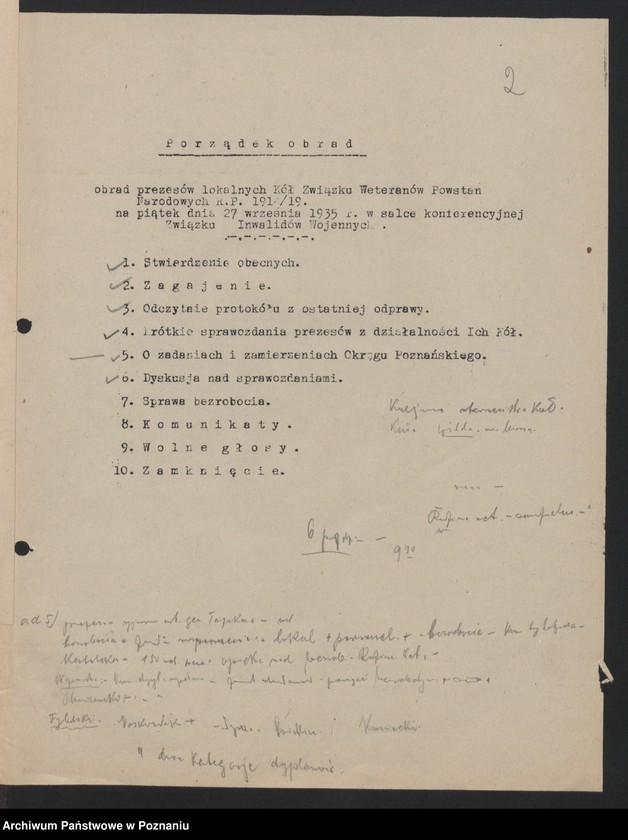 image.from.unit.number "Zebranie Zarządu, odprawy prezesów, zaproszenia [Związku Weteranów Powstań Narodowych Rzeczypospolitej Polski]"
