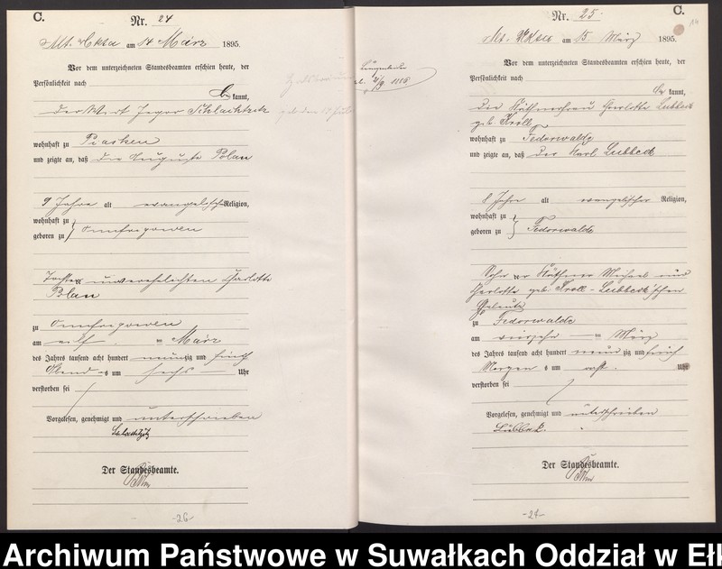 image.from.unit.number "Sterbe-Haupt-Register des Königlichen Preussischen Standes-Amtes Alt Ukta Kreis Sensburg"