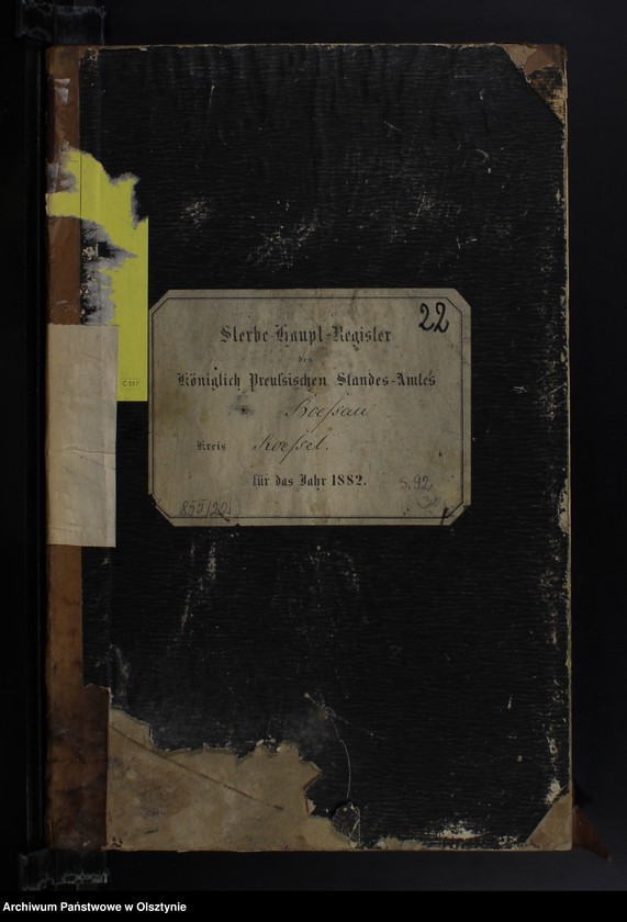 image.from.unit.number "Sterbe-Haupt-Register Nr 1 - 91"