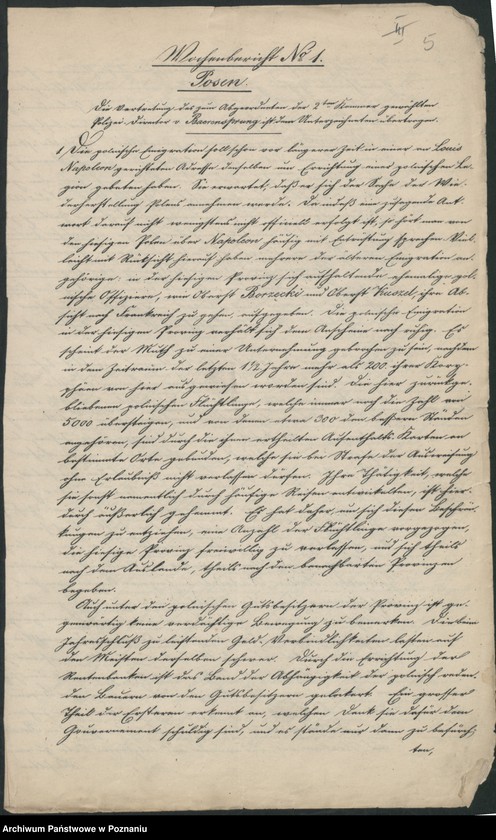 Obraz 8 z jednostki "Sammlung von politischen Nachrichten aus polnischen Druckschriften. 1852"