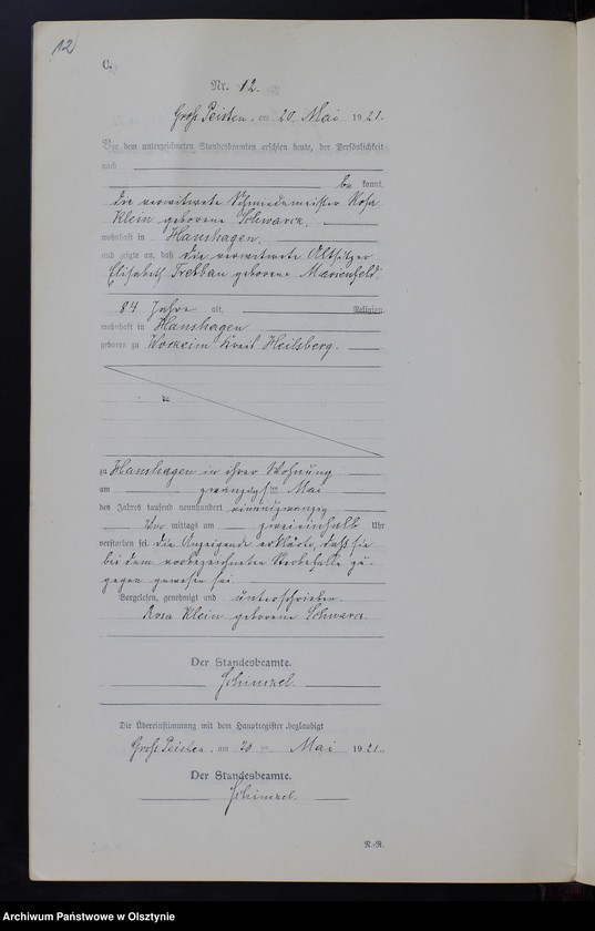 image.from.unit.number "Sterbe-Neben-Register Nr 1 - 24 [ Księga zgonów - wtóropis ]"