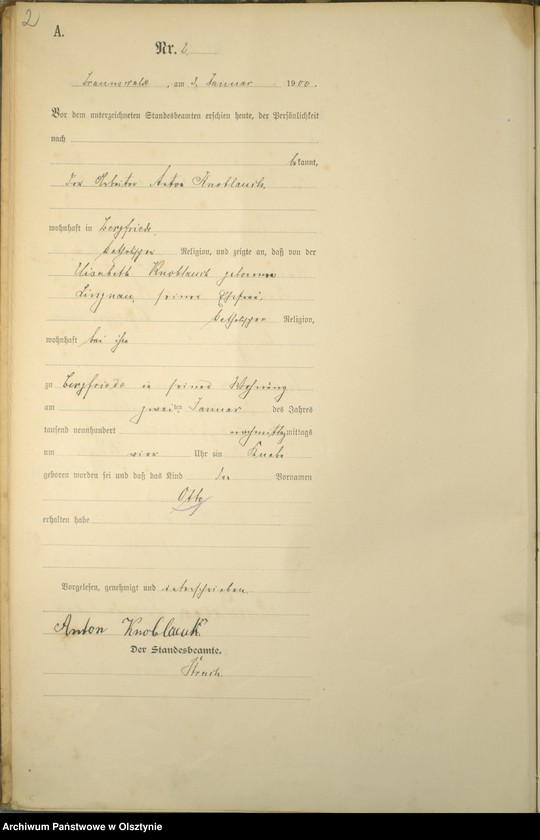 image.from.unit.number "Geburts-Haupt-Register Nr 1 - 78"