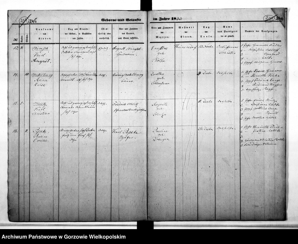 image.from.unit.number "Duplikate der Kirchenbücher von der Parochie Kladow: Kladow (Kłodawa), Heinersdorf (Chwalęcice), Himmelstädt (Mironice), Marienspring (Marzęcin)"