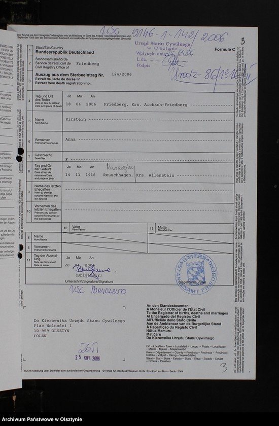 image.from.unit.number "Akta zbiorowe urodzeń z 1916 roku"