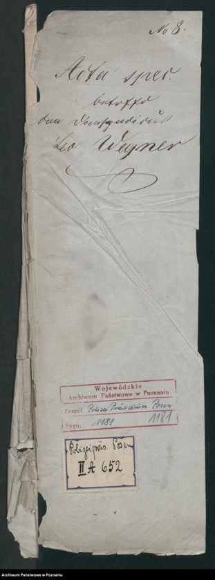 Obraz 2 z jednostki "A. betr. den Domsyndicus Leo Wegner"