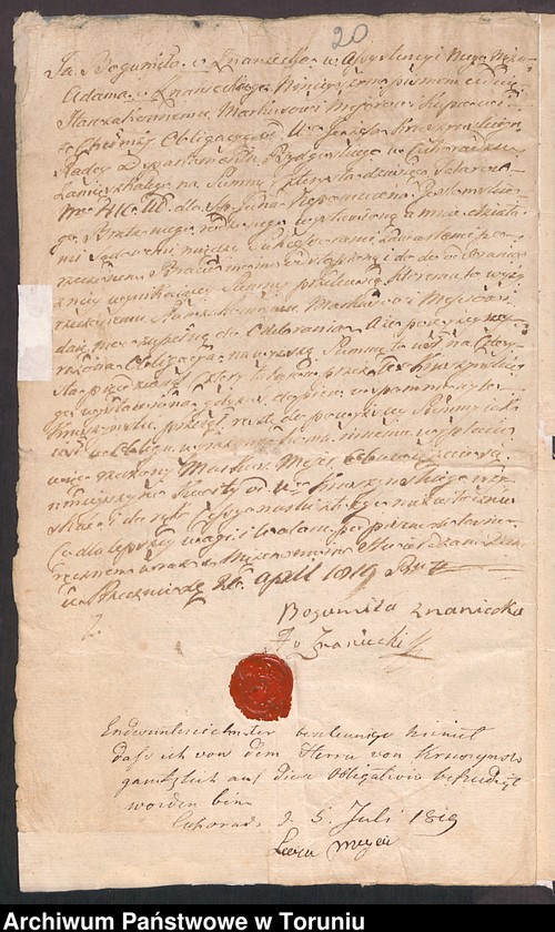 image.from.unit.number "Józef Kruszyński - akta działalności publicznej jako radcy Prefektury Departamentu Bydgoskiego, jako posła do Landstagu, członka Związku Zachodnio-Pruskich Ziem"