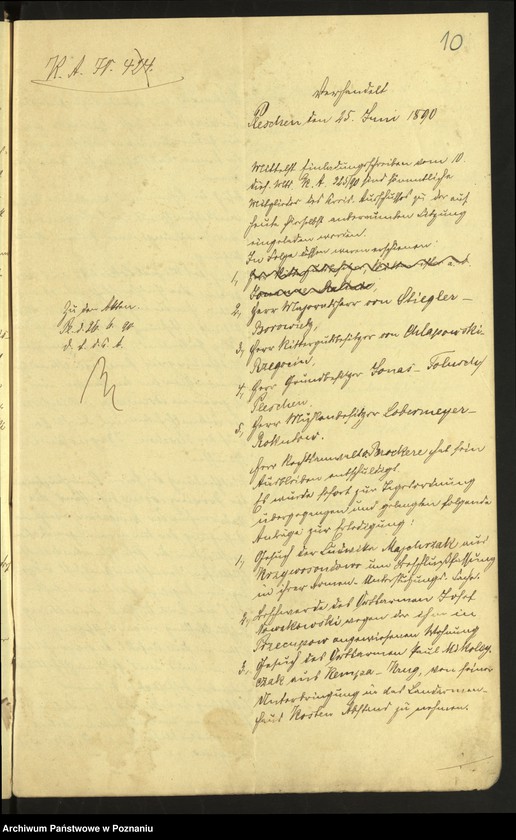 image.from.unit.number "Acta specjalia betreffen Kreis Ausschuss Protokolle"