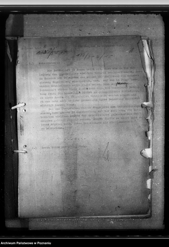 Obraz 5 z jednostki "Auseinandersetzung des Rittergutes Strenz mit der Gemeinde Hirscheck, Kreis Kempen. Auflösung von Gutsbezirken"