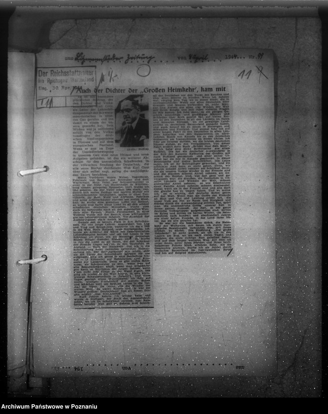 Obraz 16 z jednostki "Wycinki prasowe dotyczące Kraju Warty"