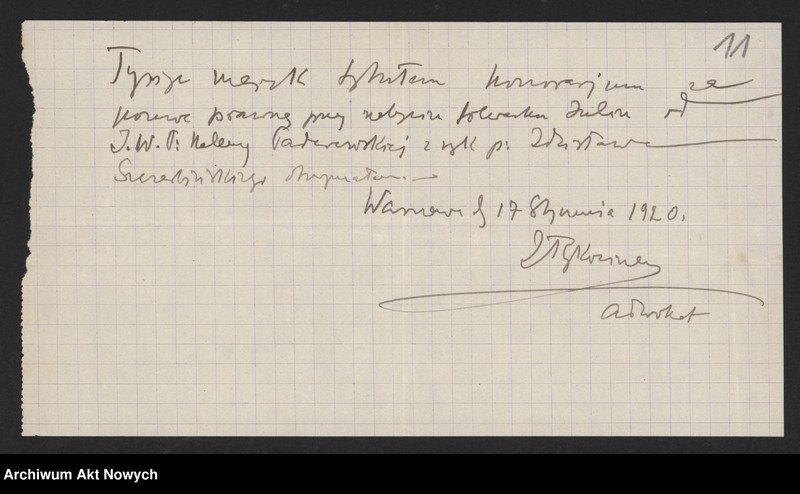 image.from.unit.number "Szkoła gospodarstwa domowego w Julinie. Odpis aktu kupna, wykazy wydatków, rachunki, fotografie, plany"