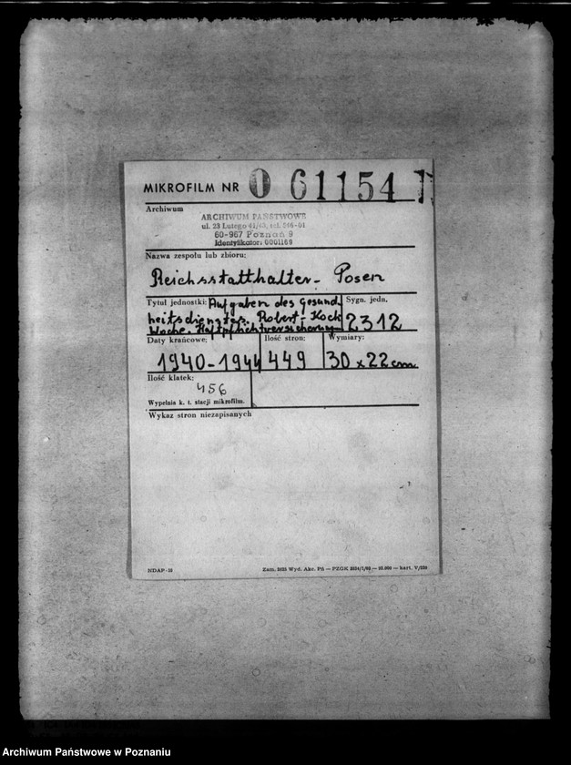 Obraz 2 z jednostki "Aufgaben des Gesundheitsdienstes. Robert- Koch- Woche. Haftpflichtversicherung der Tierärzte. Landwirtschaftsschulen. - Hundehaltung. Tagung der Schweinezüchter."