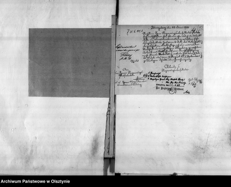 image.from.unit.number "Personal-Akten den Regierungsobersekretär als Büreauvorsteher Franz Schulz"