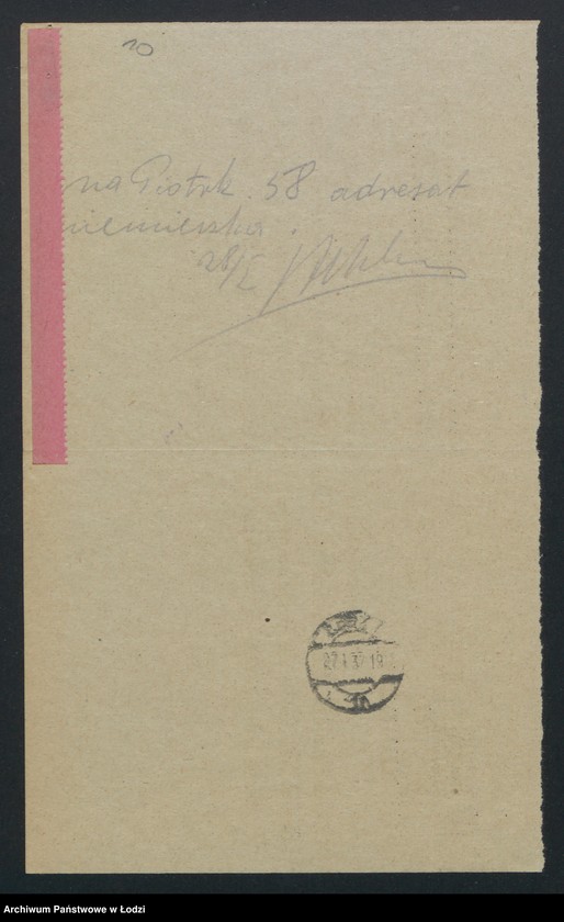 Obraz 12 z jednostki "Bracia Reingold- handel przędzą i manufakturą"