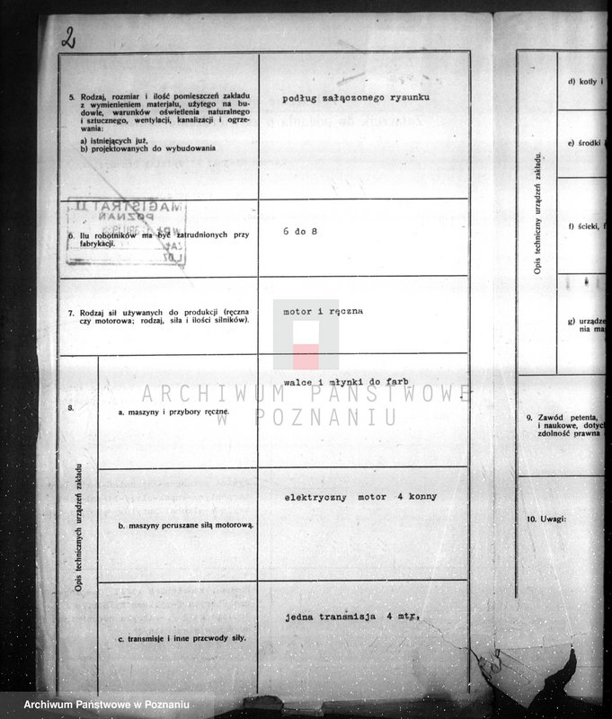 Obraz 6 z jednostki "Wytwórnia chemiczna Nitrolak w Poznaniu /zatwierdzenie projektu urządzania/"