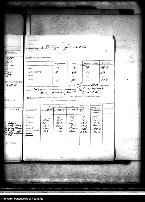 Obraz 13 z jednostki "Majątek Myjomice powiatu kępińskiego wyłączenie z art. 4,5 ustawy o przeprowadzeniu reformy rolnej"