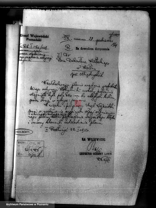 Obraz 18 z jednostki "Las majętności Bieczyny powiat kościański"