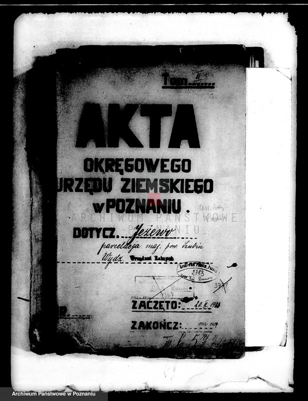 Obraz 4 z jednostki "Parcelacja majątku Jeżowo powiatu szubińskiego"