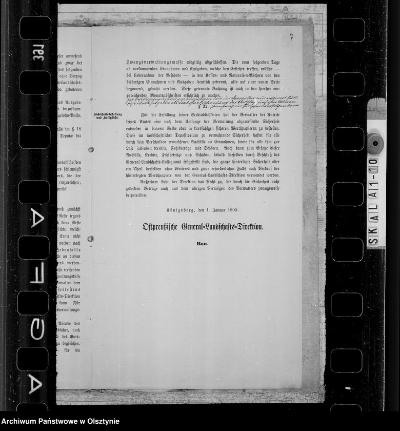 image.from.unit.number "2 Dienstanweisungen der Ostpr. Gen. Landschafts- Direktion für landschaftliche Gutskuratoren und Verwalter"