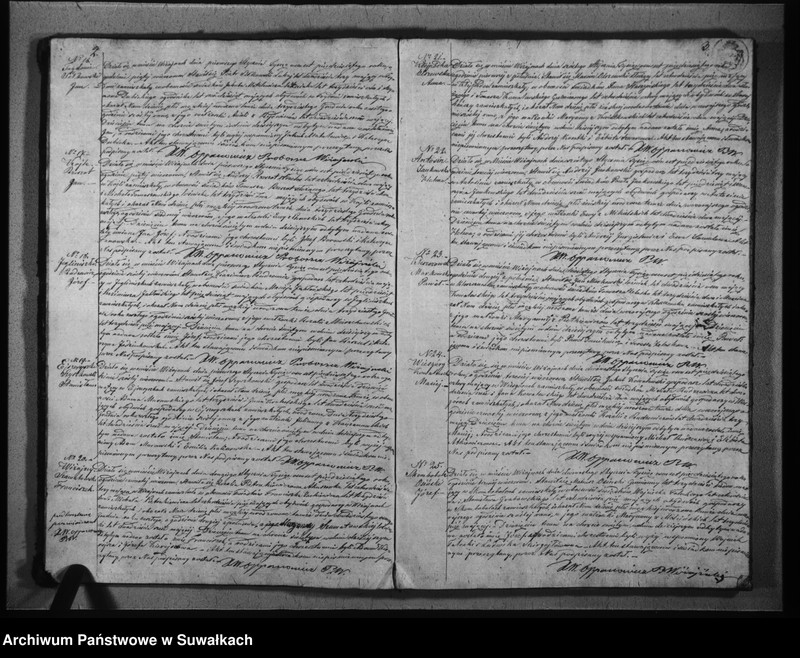 image.from.unit.number "Duplikat urodzonych, zaślubionych i umarłych parafii wiżajńskiej z roku 1850"