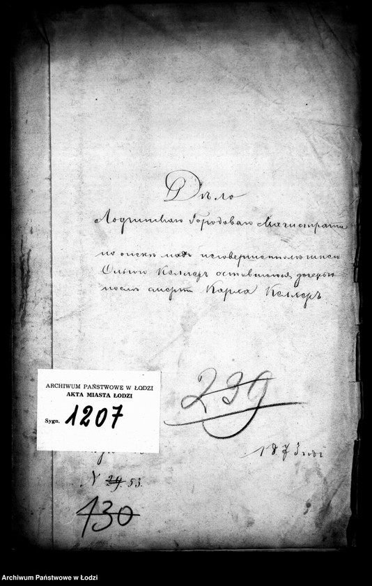 Obraz 4 z jednostki "Akta tyczące się ustanowienia opieki na nesowerszennoletnim Olgoju Keller ostawszejusia doczerem pośle smerti Karła Keller"